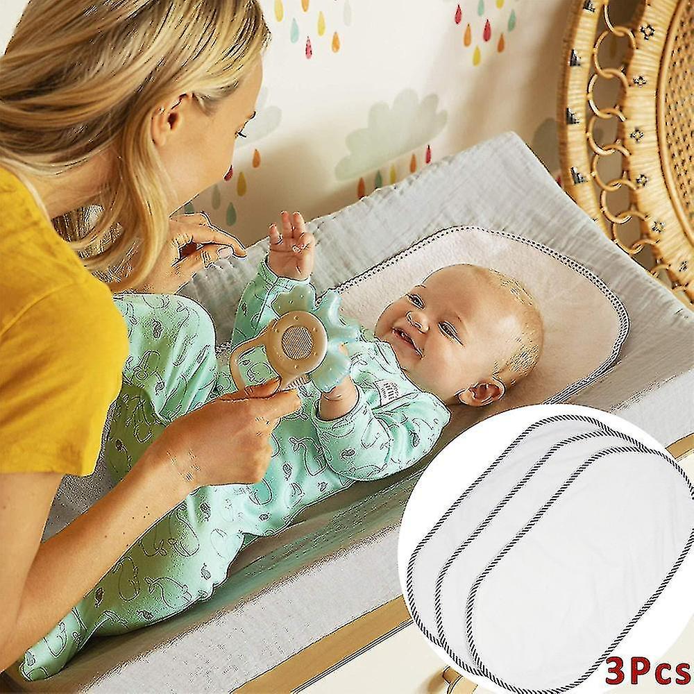 3pcs Baby Changing Mat Portable Foldable Washable Reusable Travel Nappy Diaper Changing Mat Waterpro