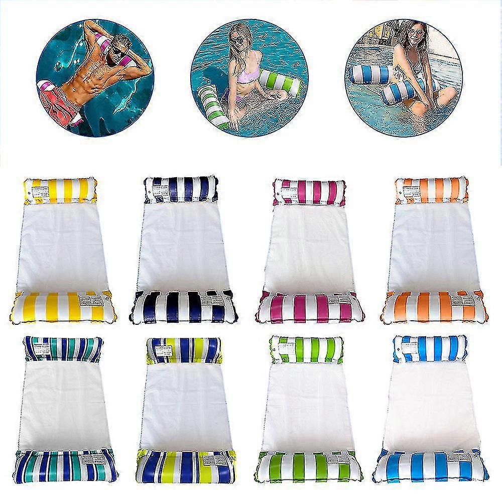 4-in-1 Swimming Pool Float Hammock Multi-purpose Inflatable Hammock Water Hammock Lounge