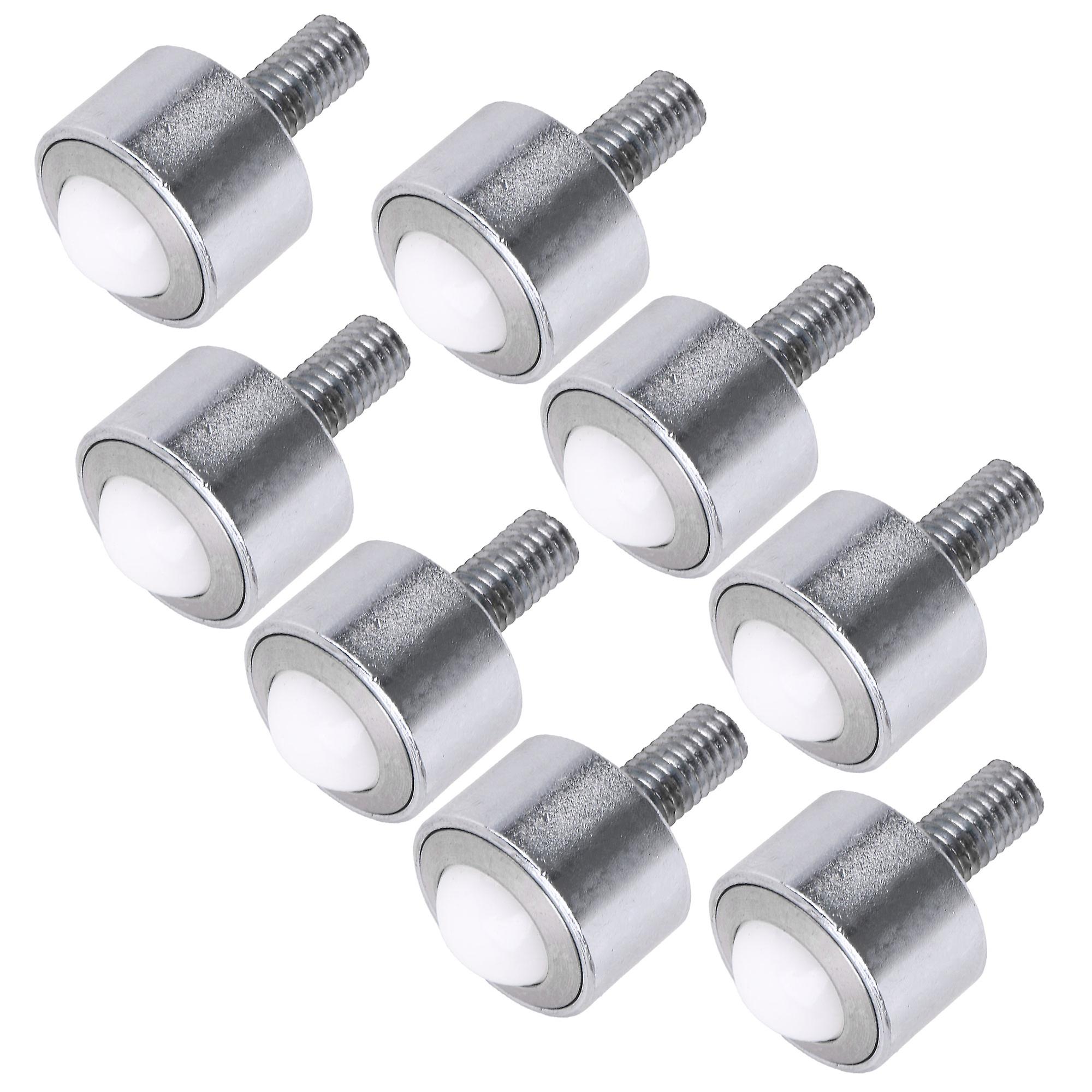 8Pieces M8 Roller Steel Transfer Bearing 0.59 Inch 99lbs Load Capacity