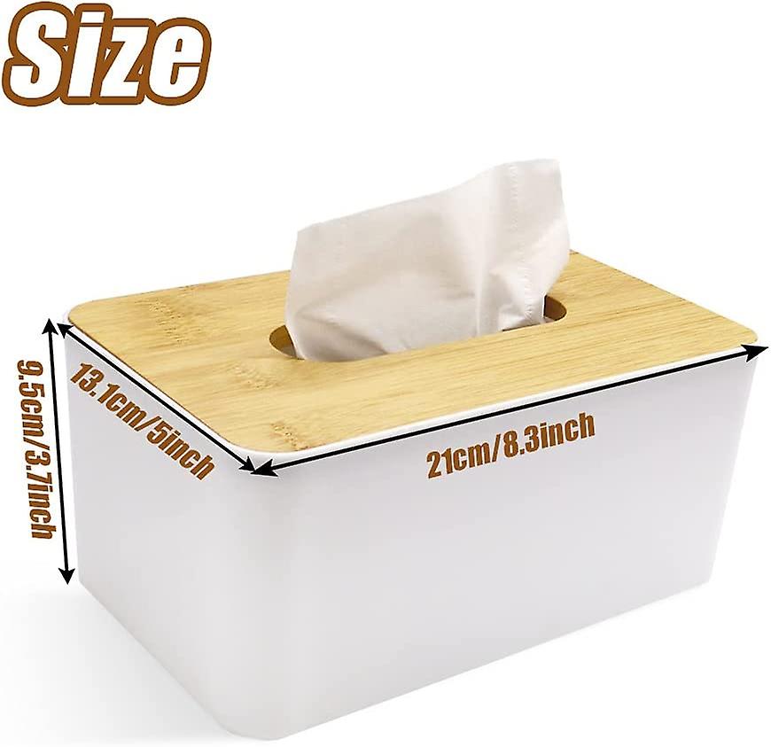 Modern Rectangular Tissue Box Holder With Removable Cover – Fits All Occasions