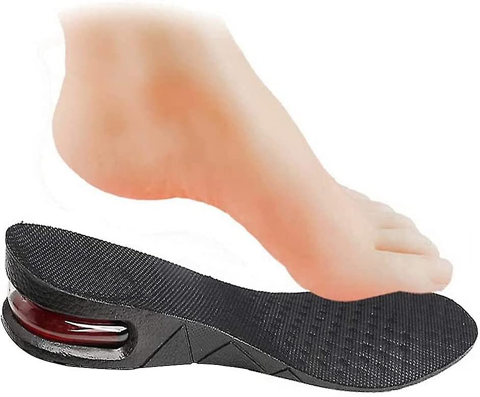 2pcs Height Increasing Shoe Insole, 3 Cm Adjustable Air Cushion Heel Insert Increase Insole For Men Women