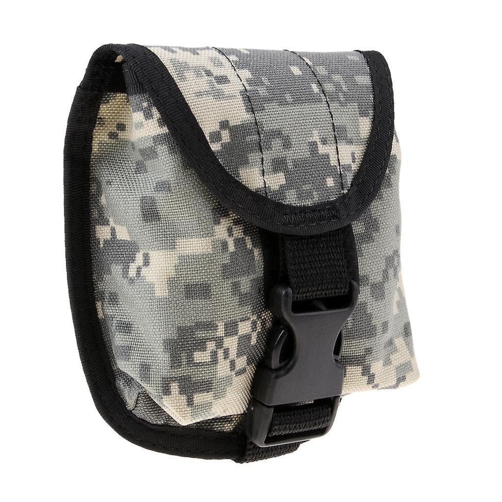 Scuba Diving Weight Pocket Quick Release Buckle Strap Pouch Digital Camo