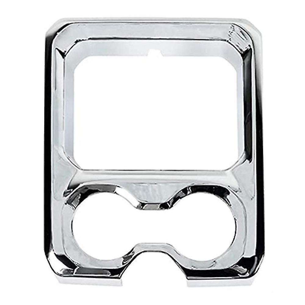 Pannello di copertura del portabicchieri del bracciolo anteriore della console centrale per Ram 1500 2500 3500 2019-2022, ABS argento
