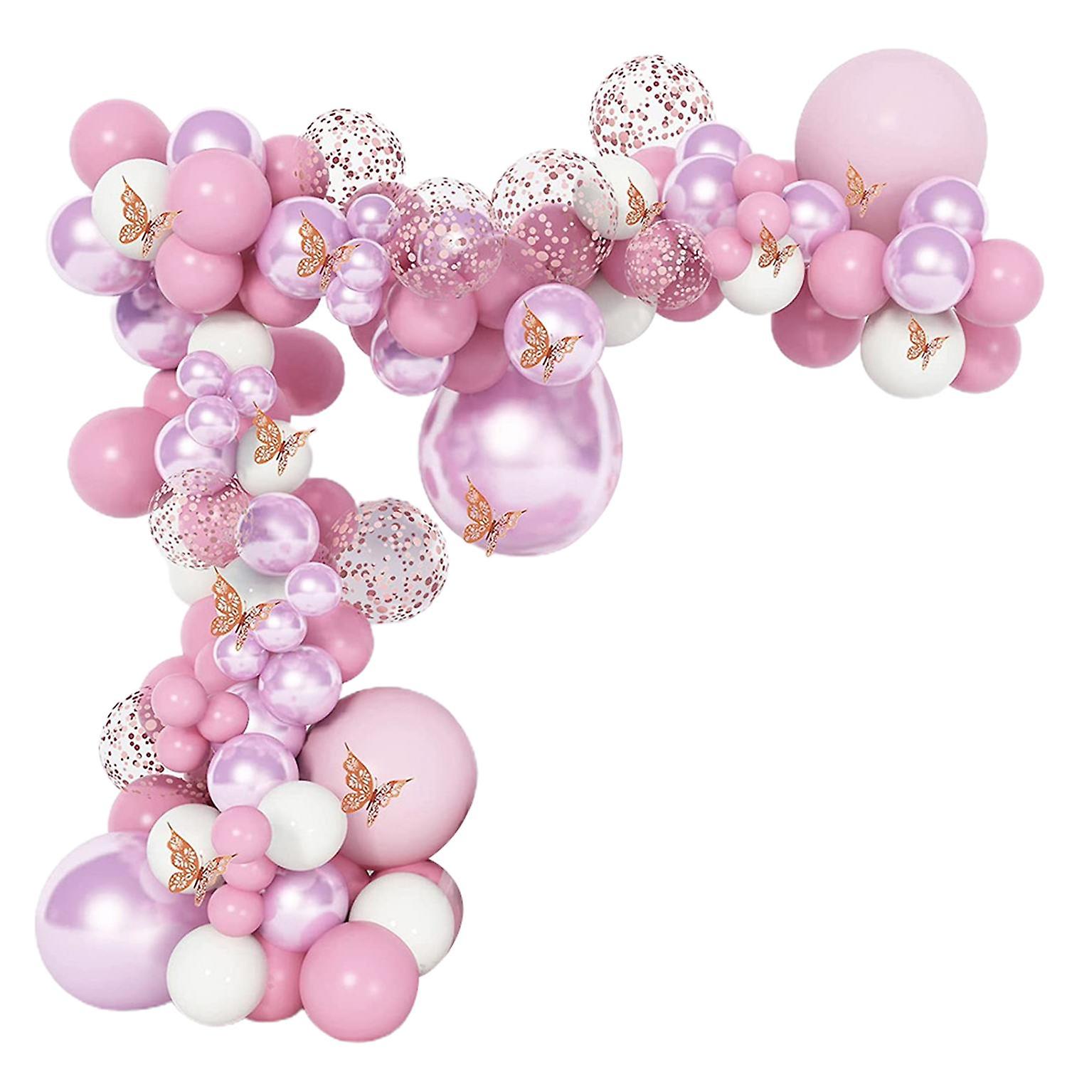 1 Set Balloon Arch Set Easy Install Multi-functional Emulsion Happy Festival Balloon Garland Bar Dec