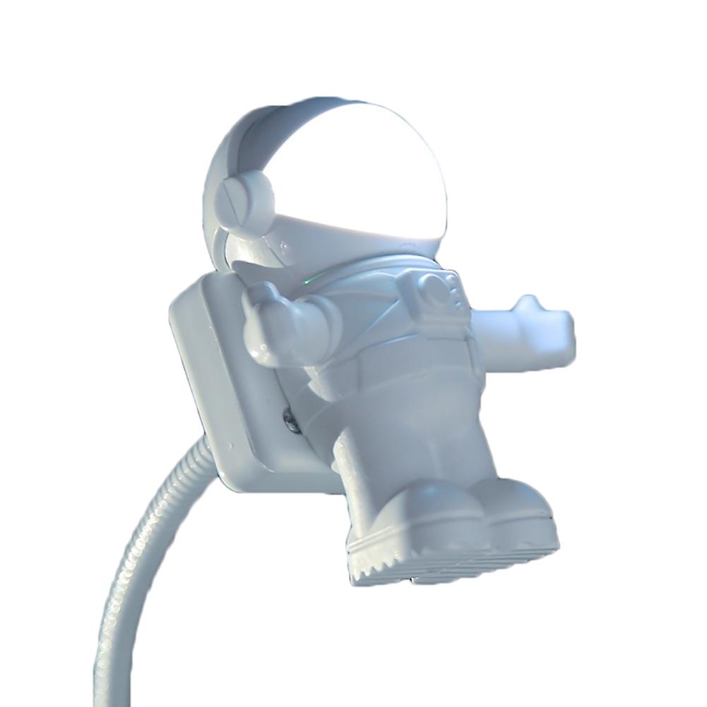 2 x Creative Rechargeable Spaceman USB LED Light Night Lamp Decor Bedroom Tool