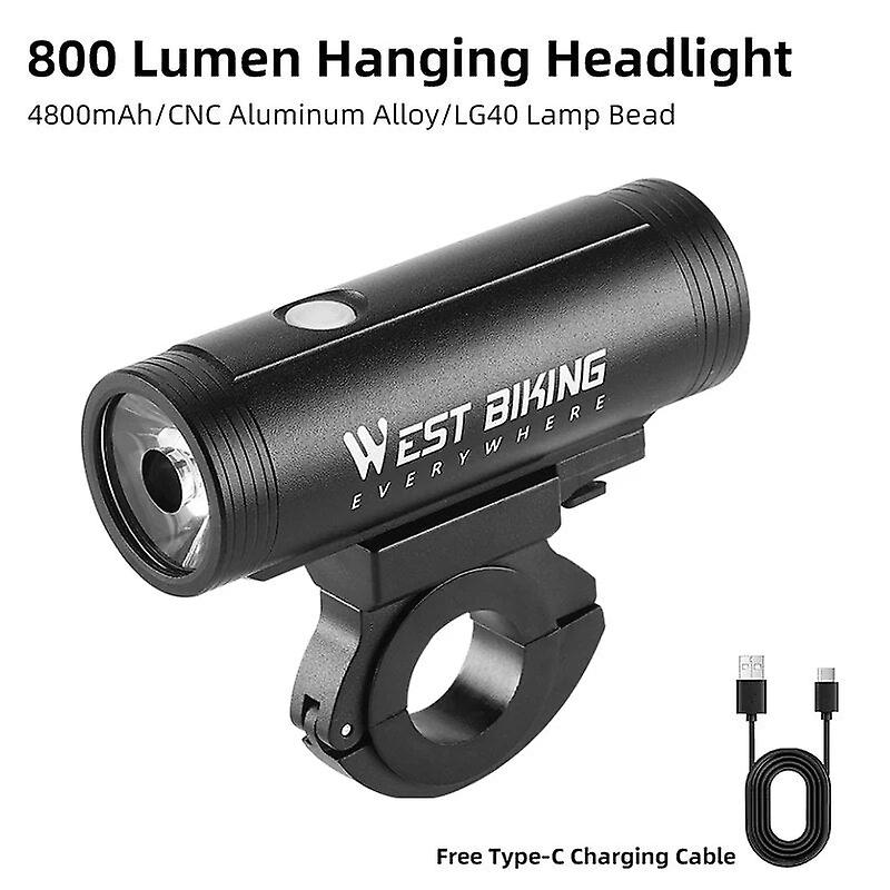West Biking Mini Ultralight Fahrrad Scheinwerfer Wiederaufladbare 4800mah  Mtb Rennrad Frontlicht Tragbare Radfahren LED Taschenlampe | Fruugo DE