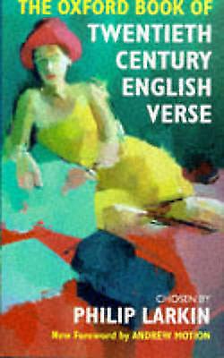 The Oxford Book Of Twentieth Century English Verse Paperback Book