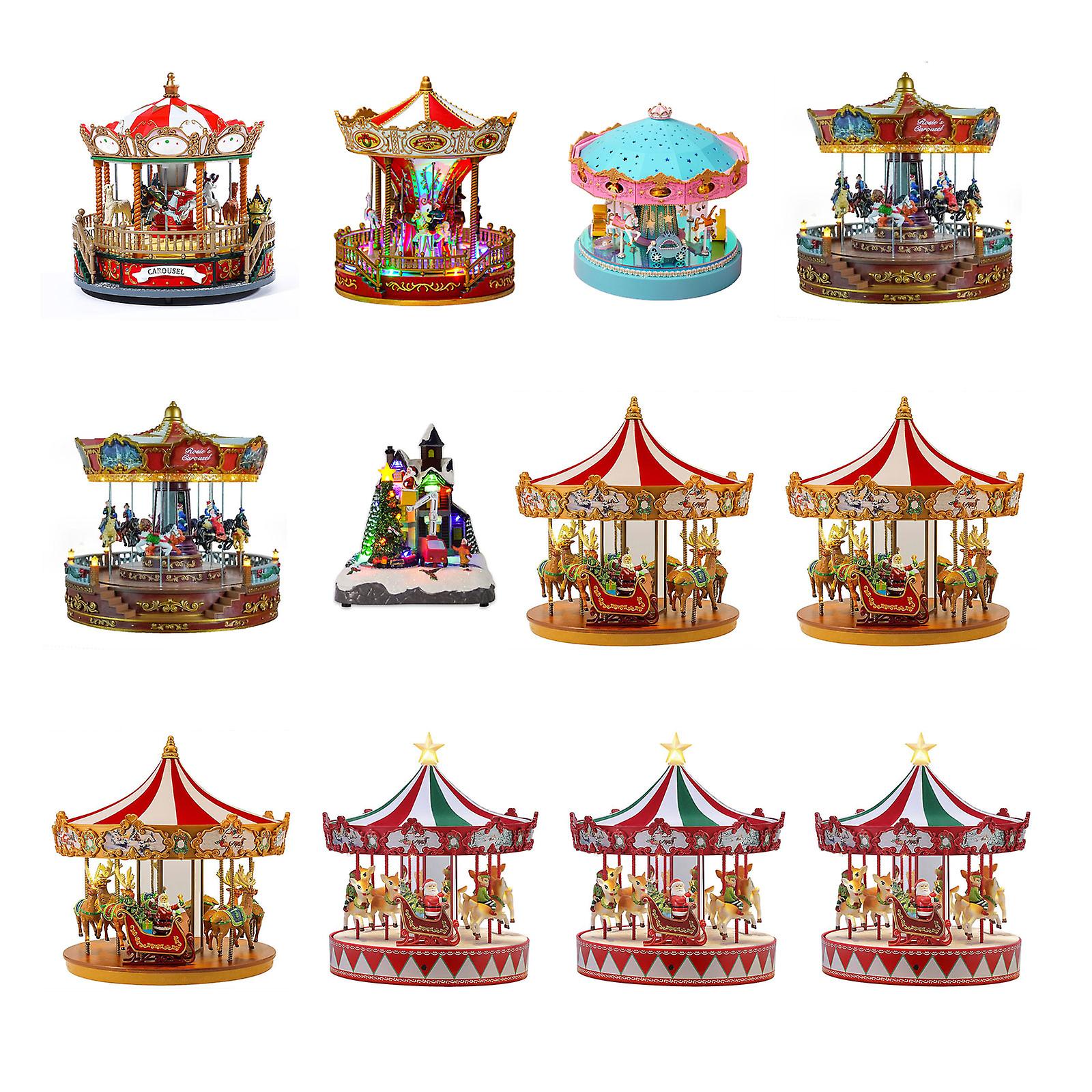 Mr. Christmas Very Merry Carousel,100% új