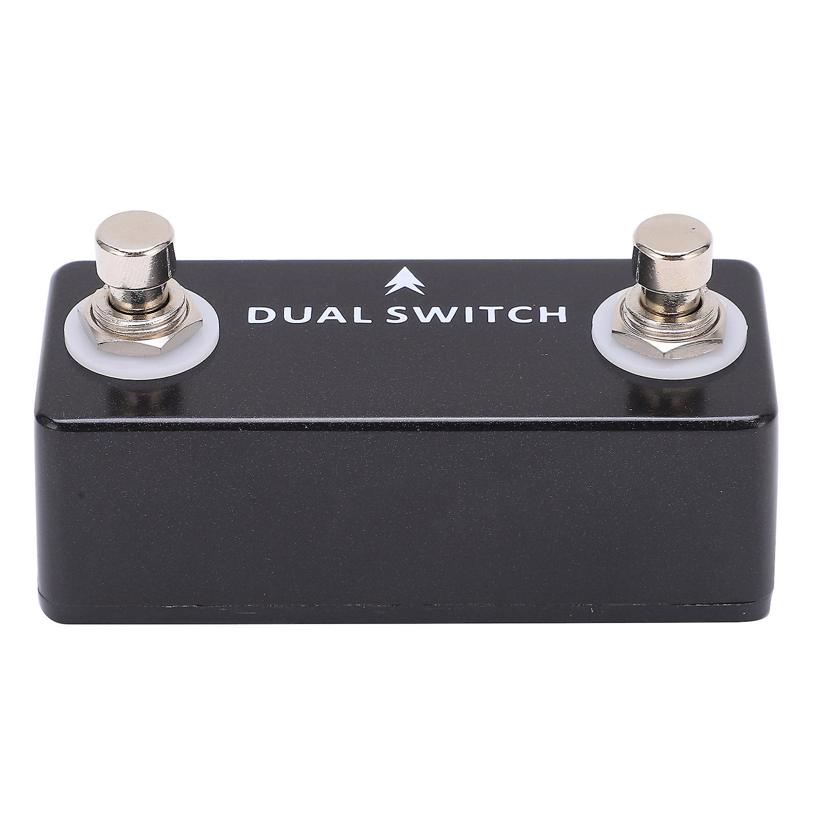 Guitar Foot Switch Pedal Dual Footswitch Momentary Latching Free Controller Accessory