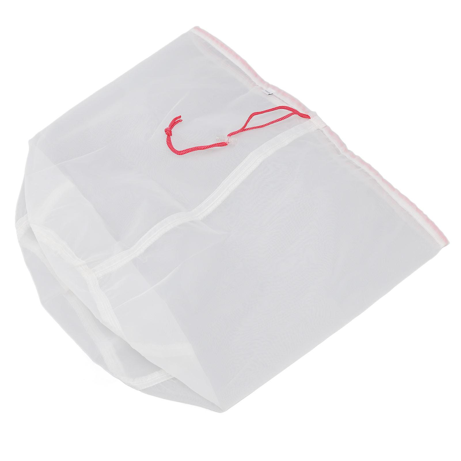 Touch Strainer Filter Bag 5 Gallons Brew Bags Wine Straining Bag Extra Fine Mesh for Homebrewing Milk Honey Red (160micro)