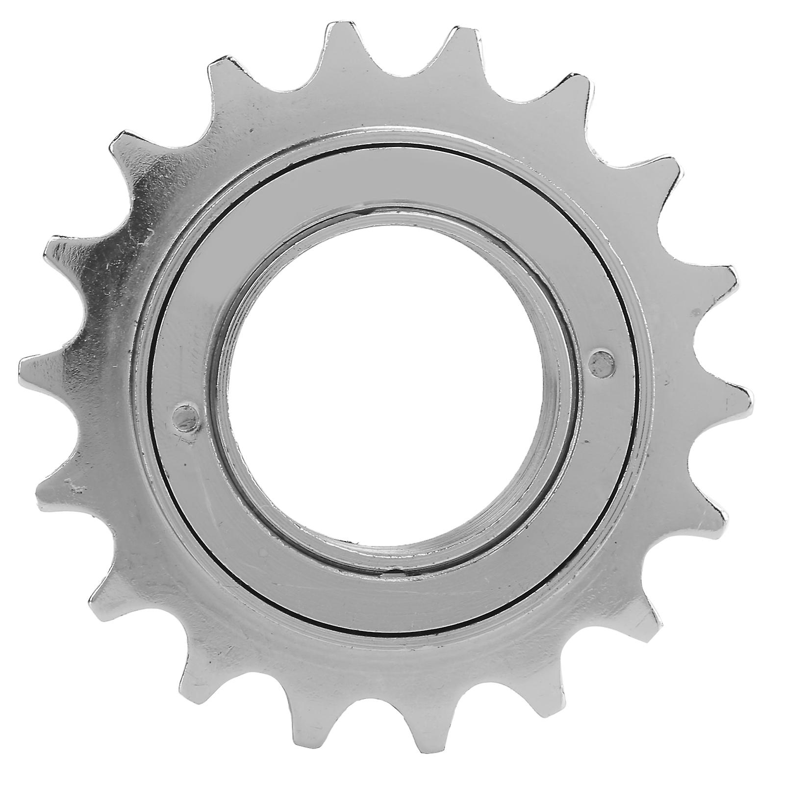 Single Speed Bicycle Freewheel Rear Flywheel, Smooth Rotation Lightweight for Folding Bike Easy Riding, Durable Electrosilvering