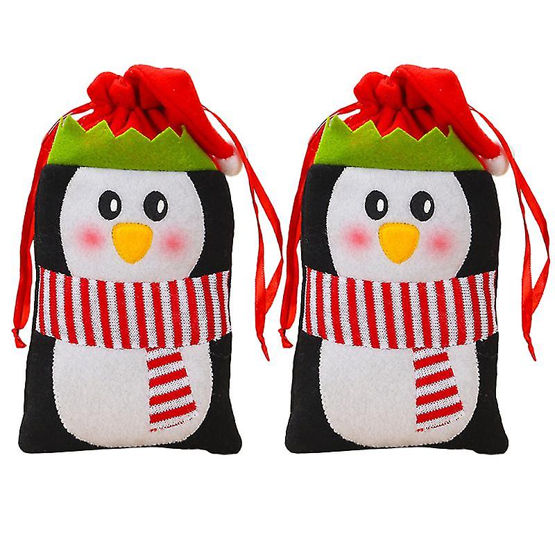2pcs Christmas Elements Gift Bag