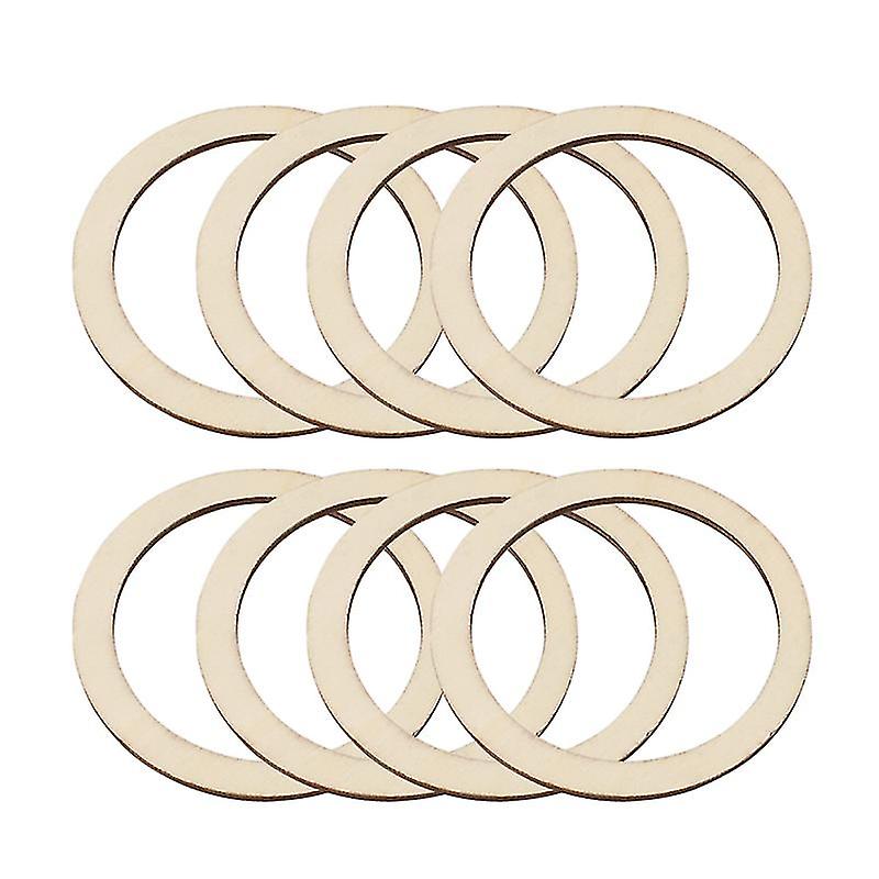 50pcs Hollowed Wooden Slice