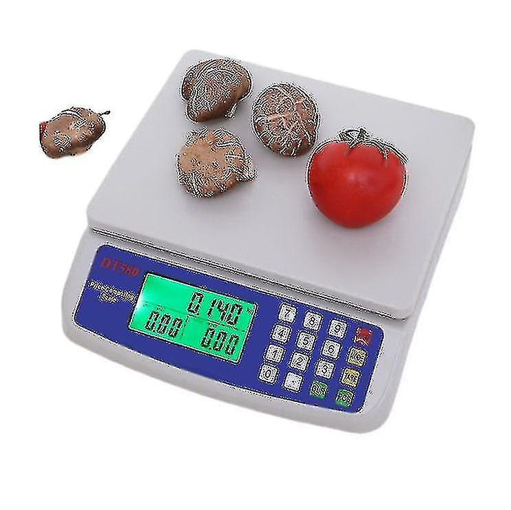 Digital Scale Count Pirce And Weight For Fruits Vegetables