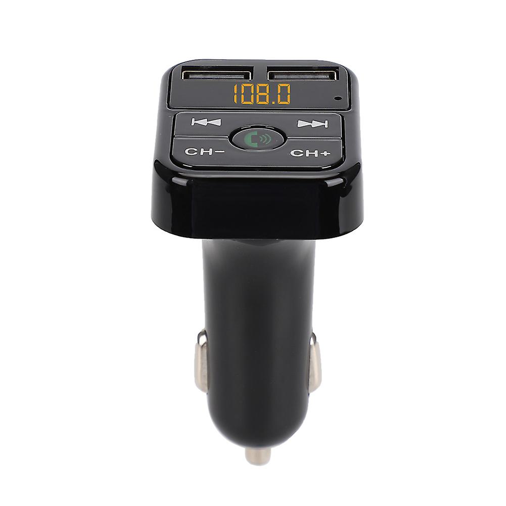 B2 MP3 Car Bluetooth Handsfree Car Player FM Transmitter USB Charging (Black)