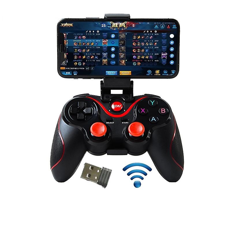Wireless Bluetooth Game Controller Handle S6 With Bracket & Receiver