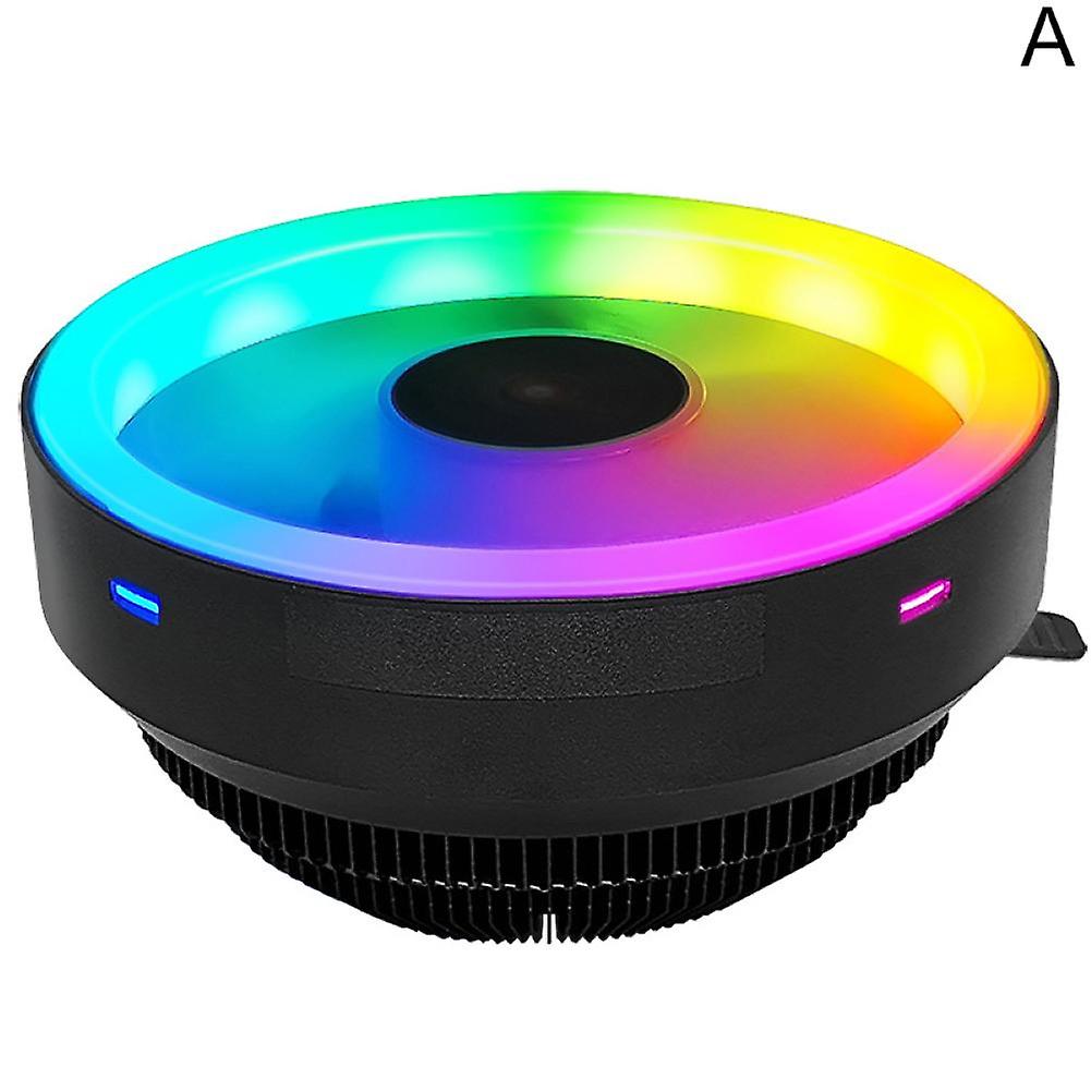 COOLMOON Colorful LED Light CPU Radiator Cooling Fan Heat Dissipation Computer Accessory