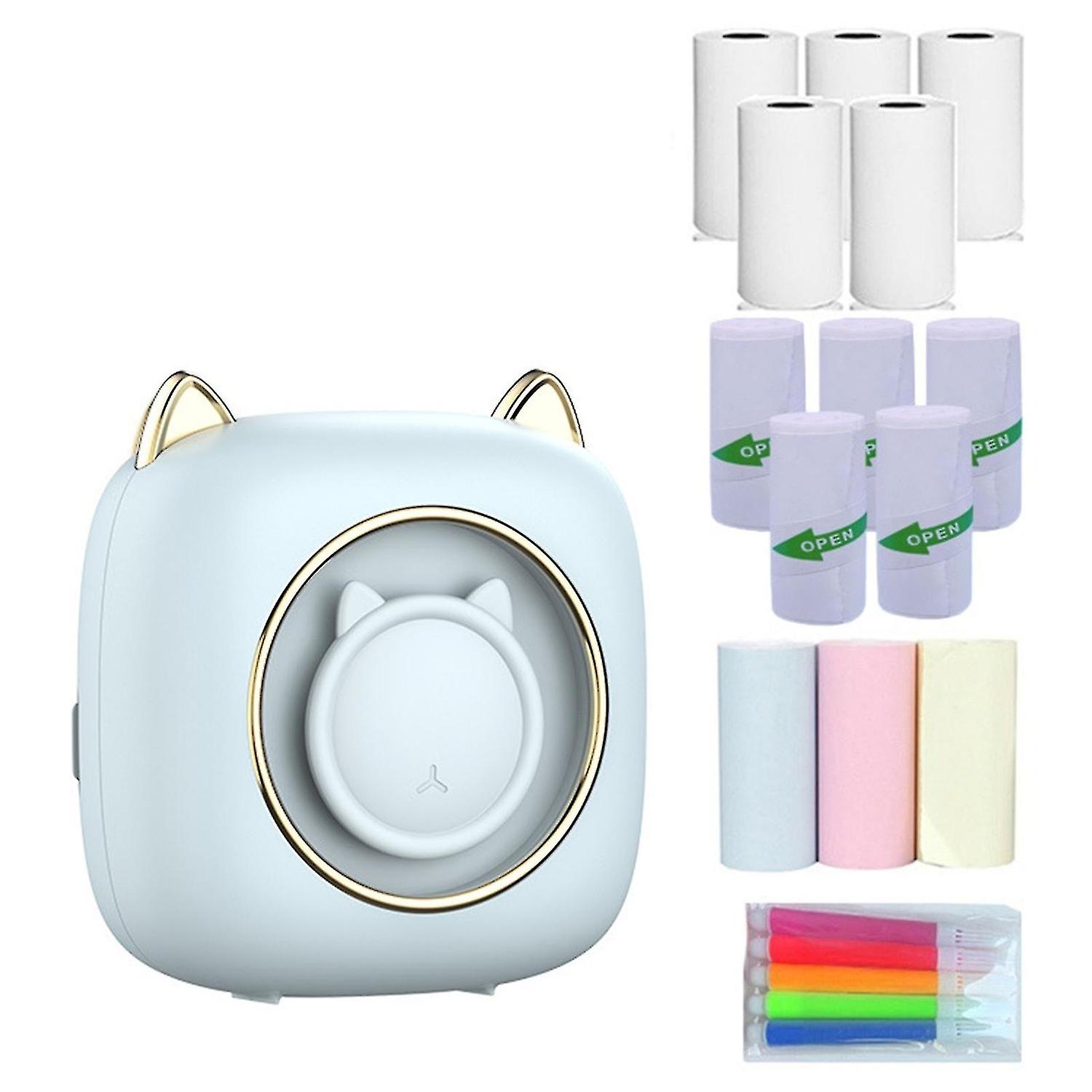 Mobile Mini Printer, Photo Printer, Portable Mini Bluetooth Printer Thermal Printer, Wireless Therma