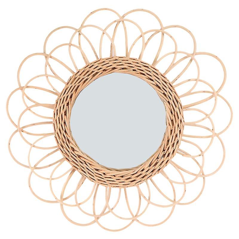 1pcs Willow Woven Mirror