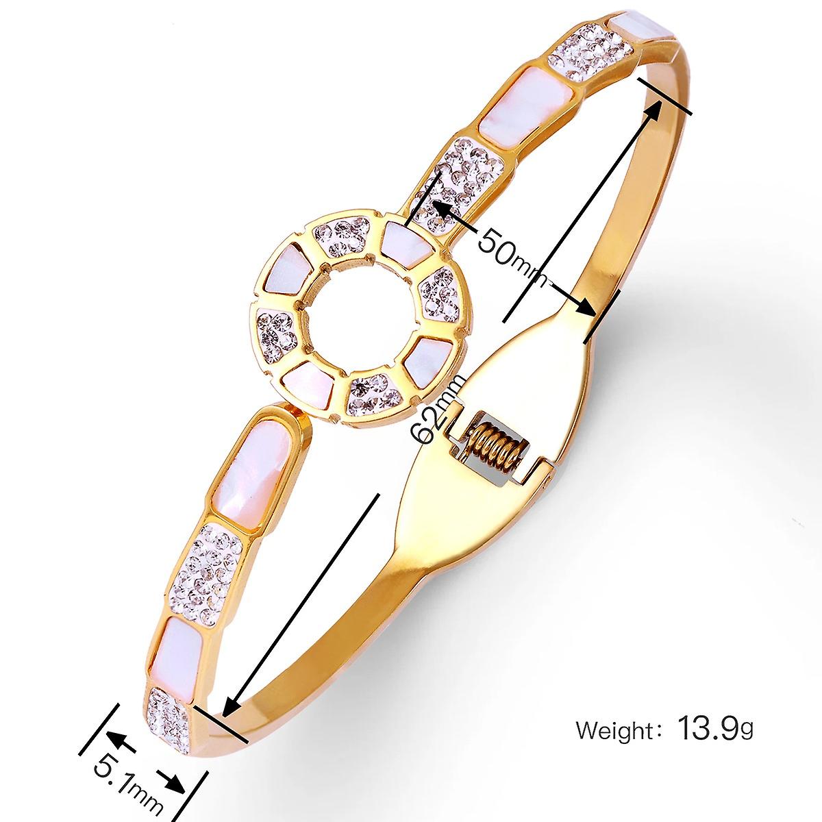 Stainless Steel Glam Piece - Durable, Eye-Catching Pattern