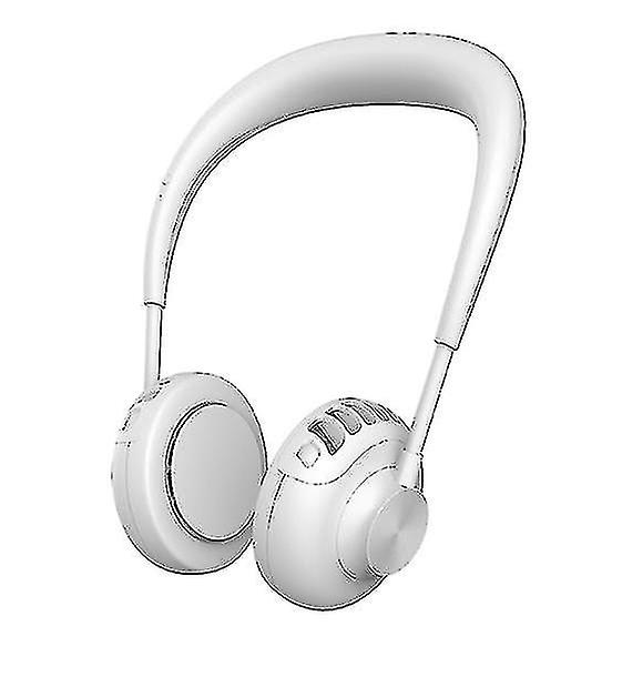 צוואר תלוי מיני מאוורר קטן נייד ללא סלסול USB טעינה מאוורר קטן