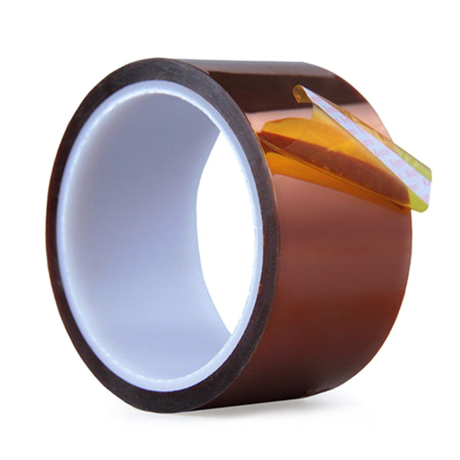 2Pcs 100ft Polyimide Multiple Width Specification Heat Resistant Tape 30mm