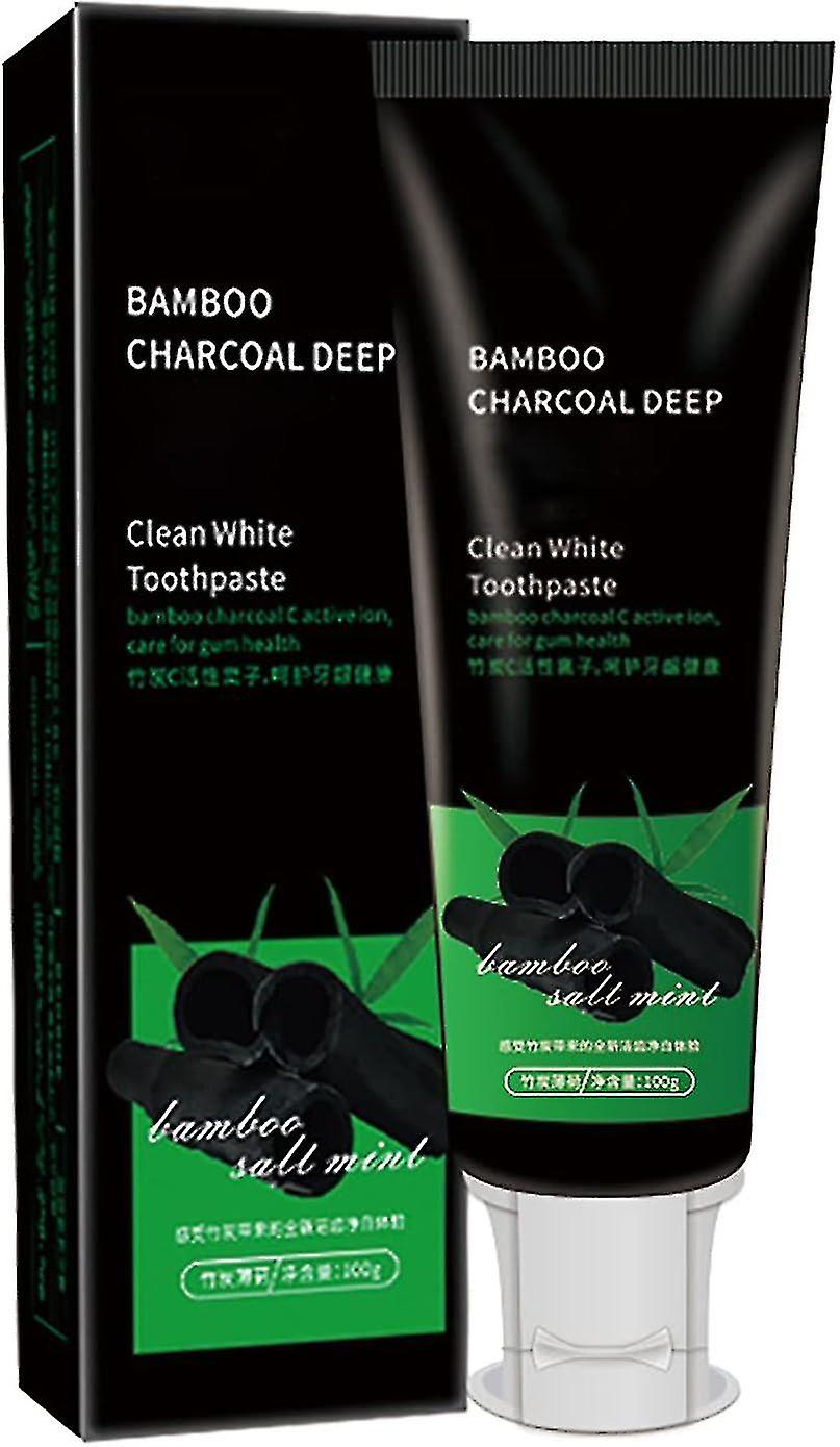 Bamboo Charcoal Deep Toothpaste, Activated Charcoal Toothpaste For Teeth Whitening
