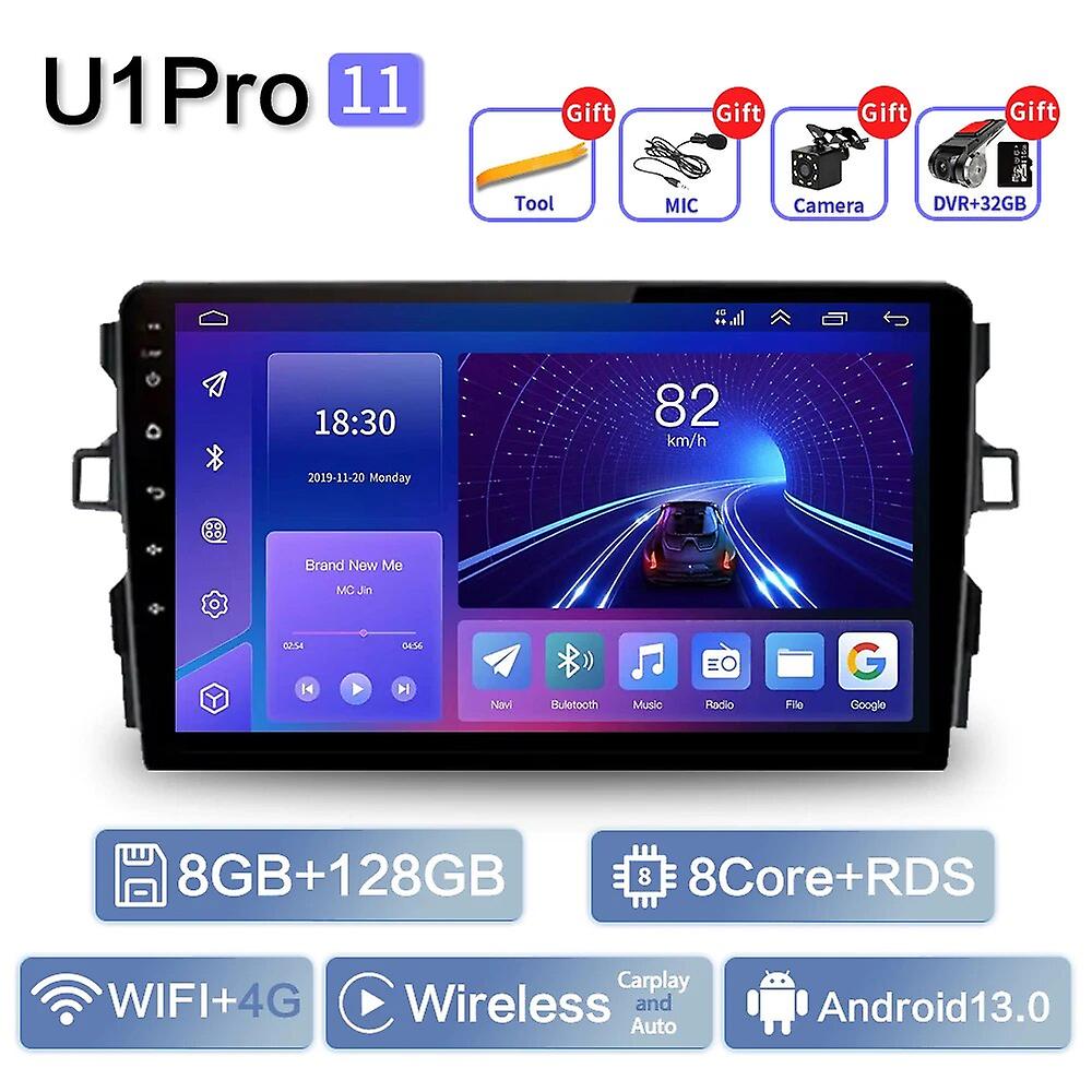 For Toyota Auris E150 2006 - 2012 Car Radio Multimedia Video Player Navigation Gps Android 13 4g Wifi Dsp 2 Din