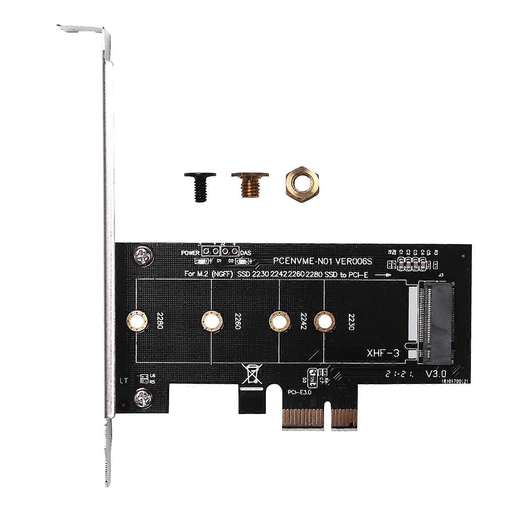 Add On Cards Pcie To M2 Adapter Pci Express 3.0 X1 To Nvme Ssd M2 Pcie Raiser Adapter Support 2230