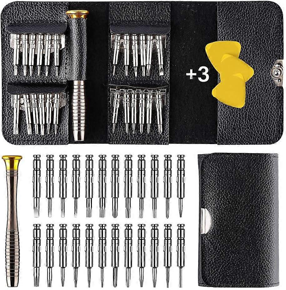 Mini screwdriver set 28 pieces, mini screwdriver set 28 in 1, precision interchangeable inserts screwdriver kit, repair set