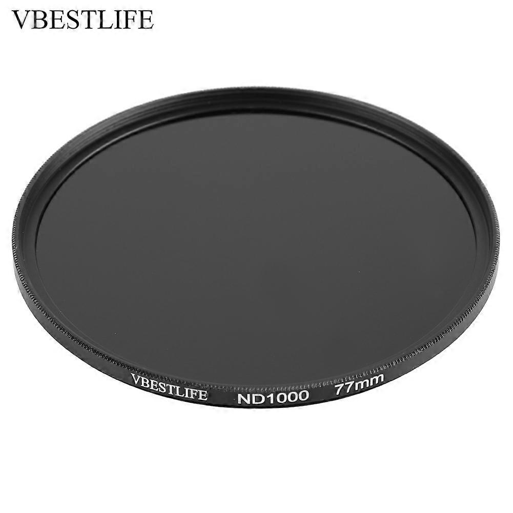 VBESTLIFE Slim Optical Glass Multiple Coated Neutral Density ND1000 ND Filter for DSLR (77mm) NO.4061