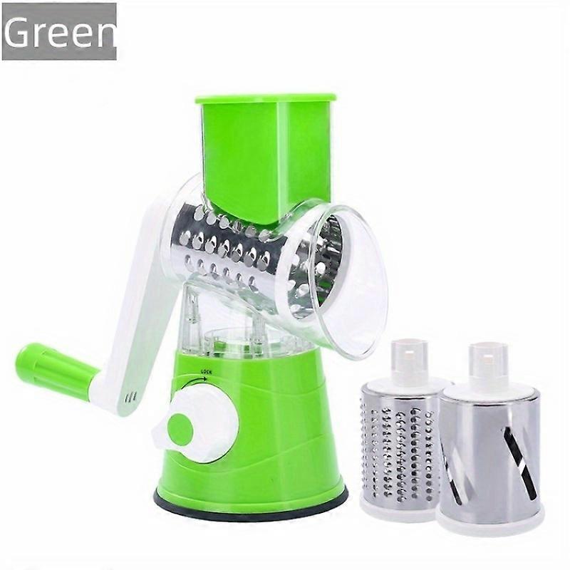 1 Set 3in1 Vegetable Slicer, Cheese Grater, Multifunctional Fruit Slicer, Manual Rotary Cheese Grater, Food Grater, Vegetable Cutter, Vegetable Grater