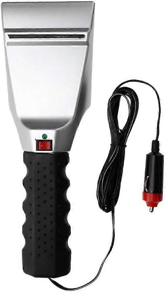 Ice scraper car cigarette lighter snow shovel windshield defrost cleaning tool 12V