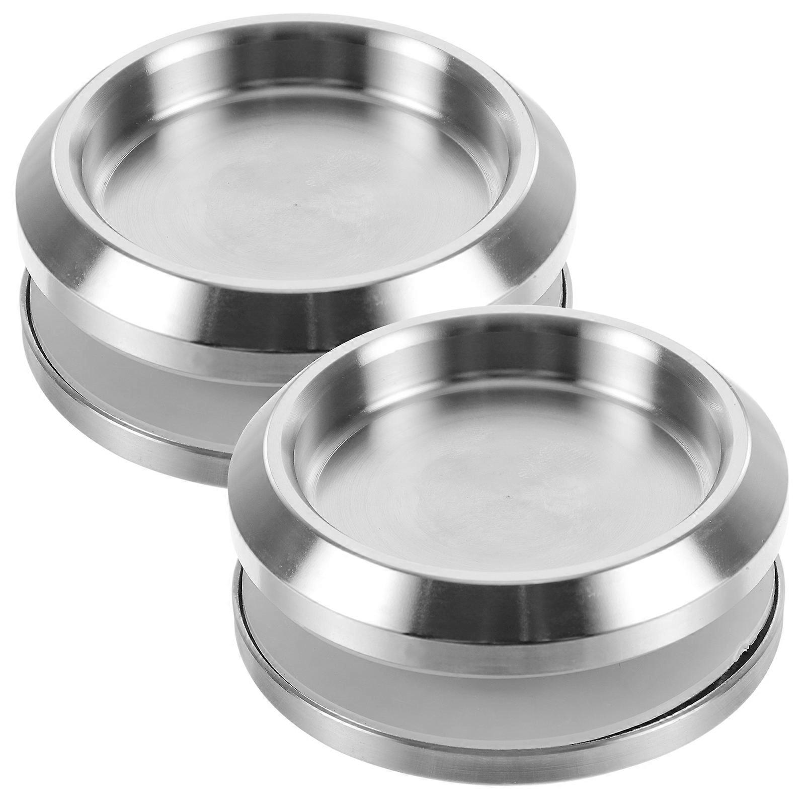 2pcs Shower Door Knobs Stainless Steel Interior Door Handle Circular Pull Handles