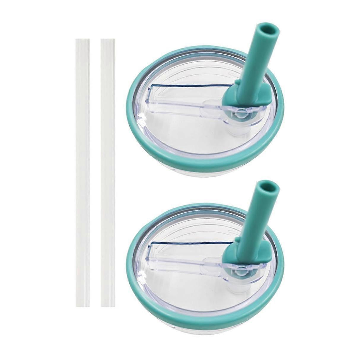 40oz Replaceble Tumbler Flip Straw Lid for Quencher Straw Lid Replacement Fit for HydroJug Traveler Part E