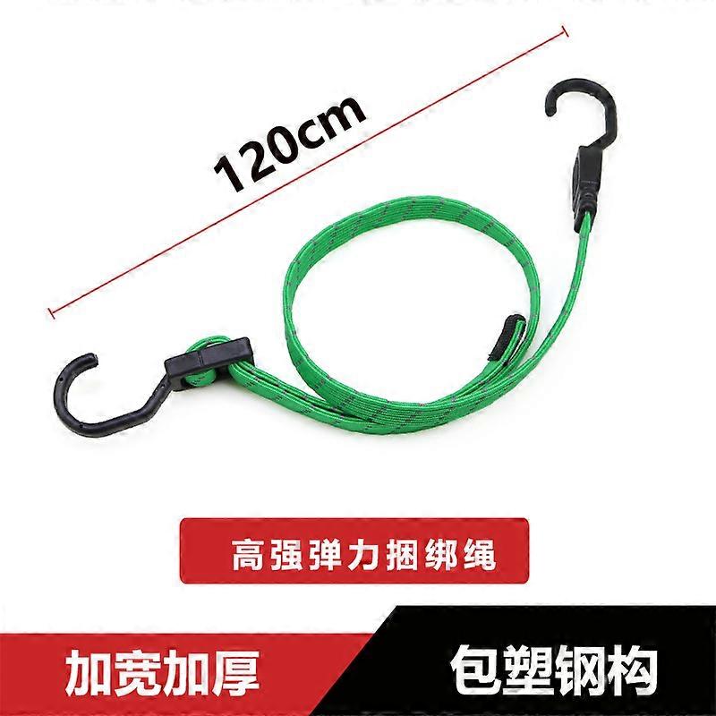 Motorcycle Cargo Strapping Latex Luggage Rope Elastic Straps With Hooks Elastic Tie Bundle Rope Flat Rope