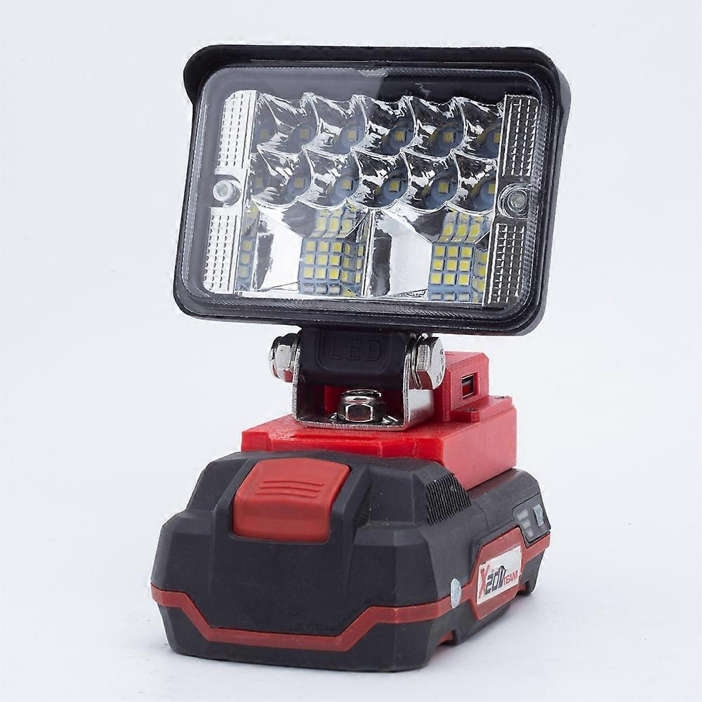 Wireless Led Work Light For For Lidl Parkside X20v Li-ion Battery Portable Outdoor Lamp Work Light (not Include Battery)