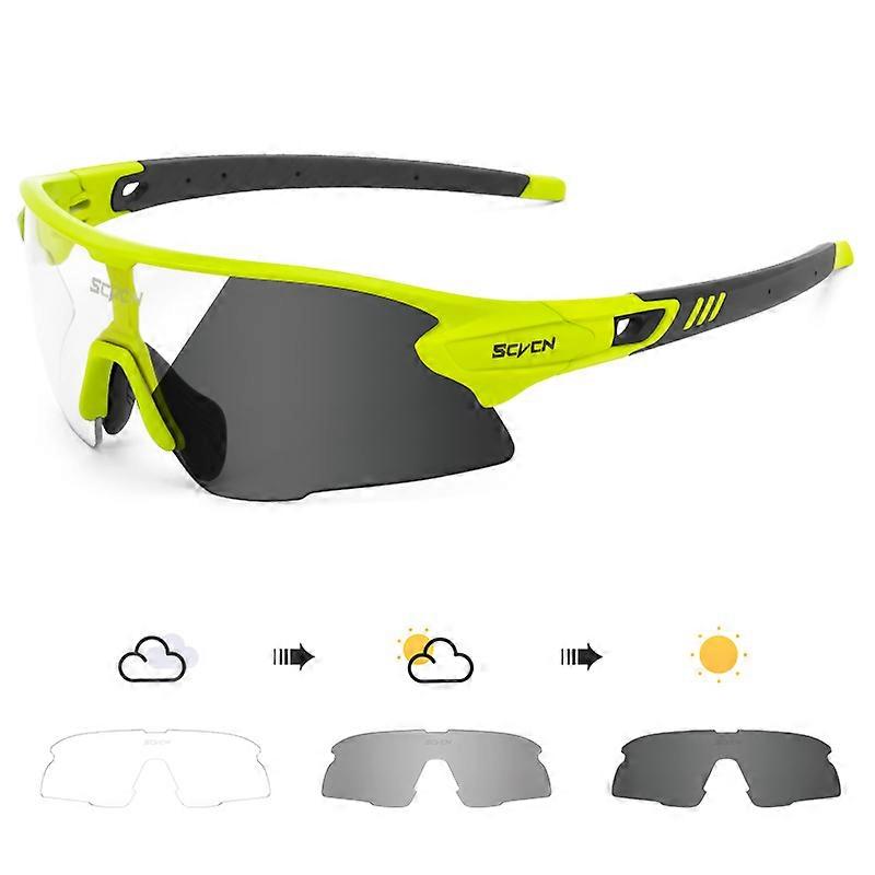 Brand Cycling Photochromic Bike Cycling Sunglasses Man Bicycle Goggles Outdoor Sport Fishing Glasses Cycling Mtb Glasses Eyewear