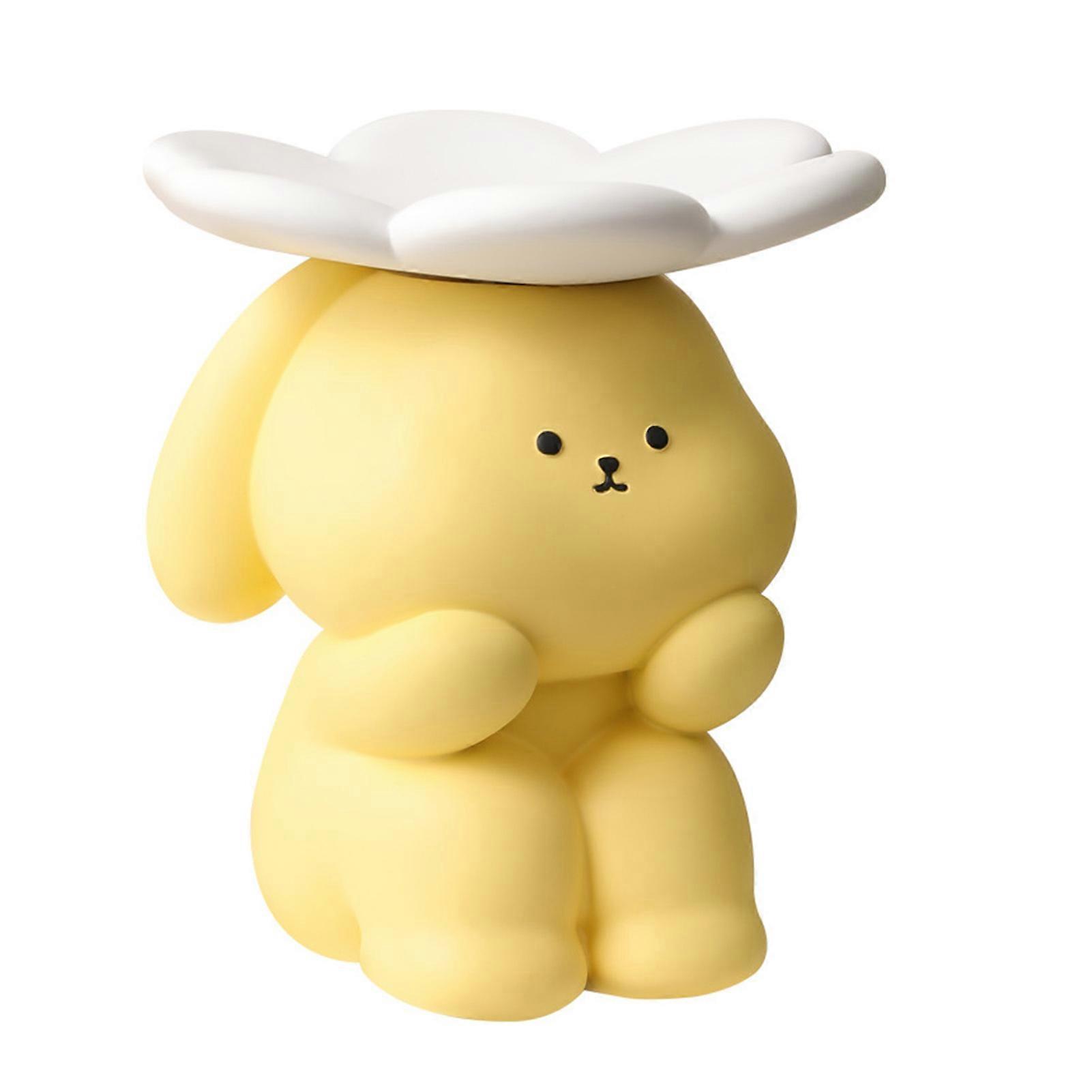 Rabbit Shape Storage Tray Resin Simple Modern Rabbit Decoration For Entryway Desktop