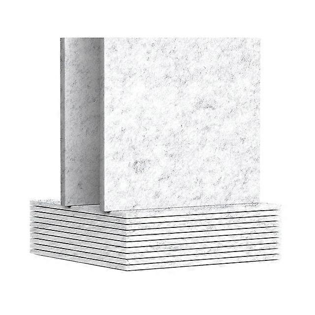 Pack Of Acoustic Panels - 12 X 12 X 0.3 Inch Wall And Ceiling Sound Absorbing Panels For Home And Recording Studio