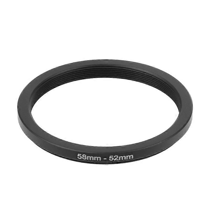 58mm A 52mm Metal Step Down Rings Lens Adapter Filter Camera Tool Accesorio Nuevo
