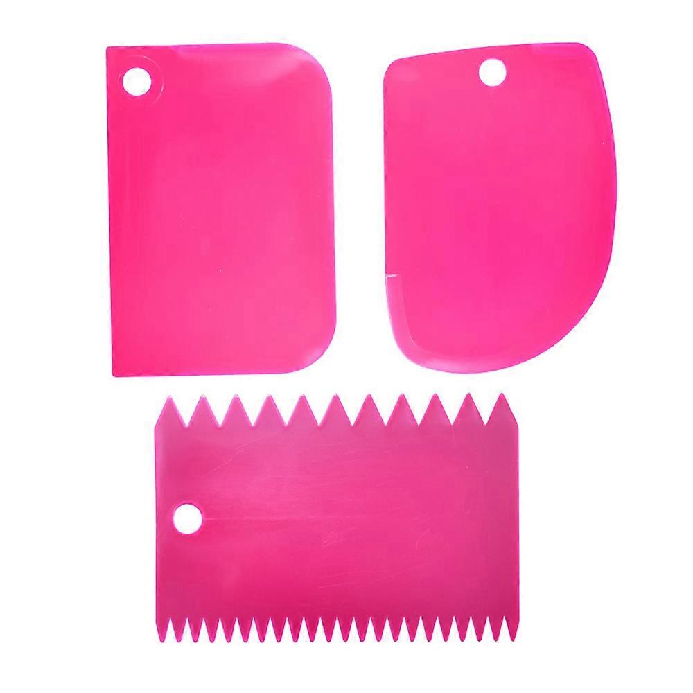 Cake Scraper Smoother Tool Set,  Cake Smoothing Cutter Plate Tool Combo, Cake Icing ScrapperNEW3