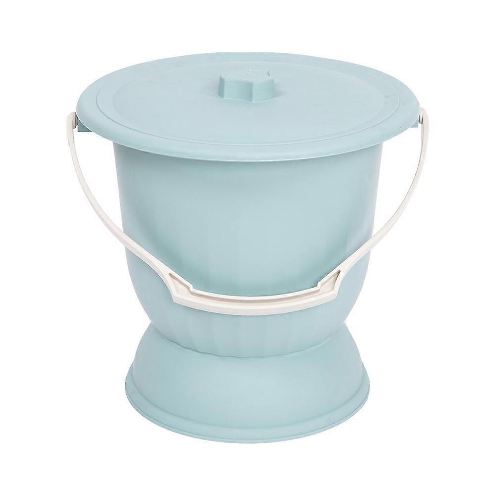 Plastic Chamber Pot Lightweight Adult Child Urinal Pot High Base Spittoon Random Color