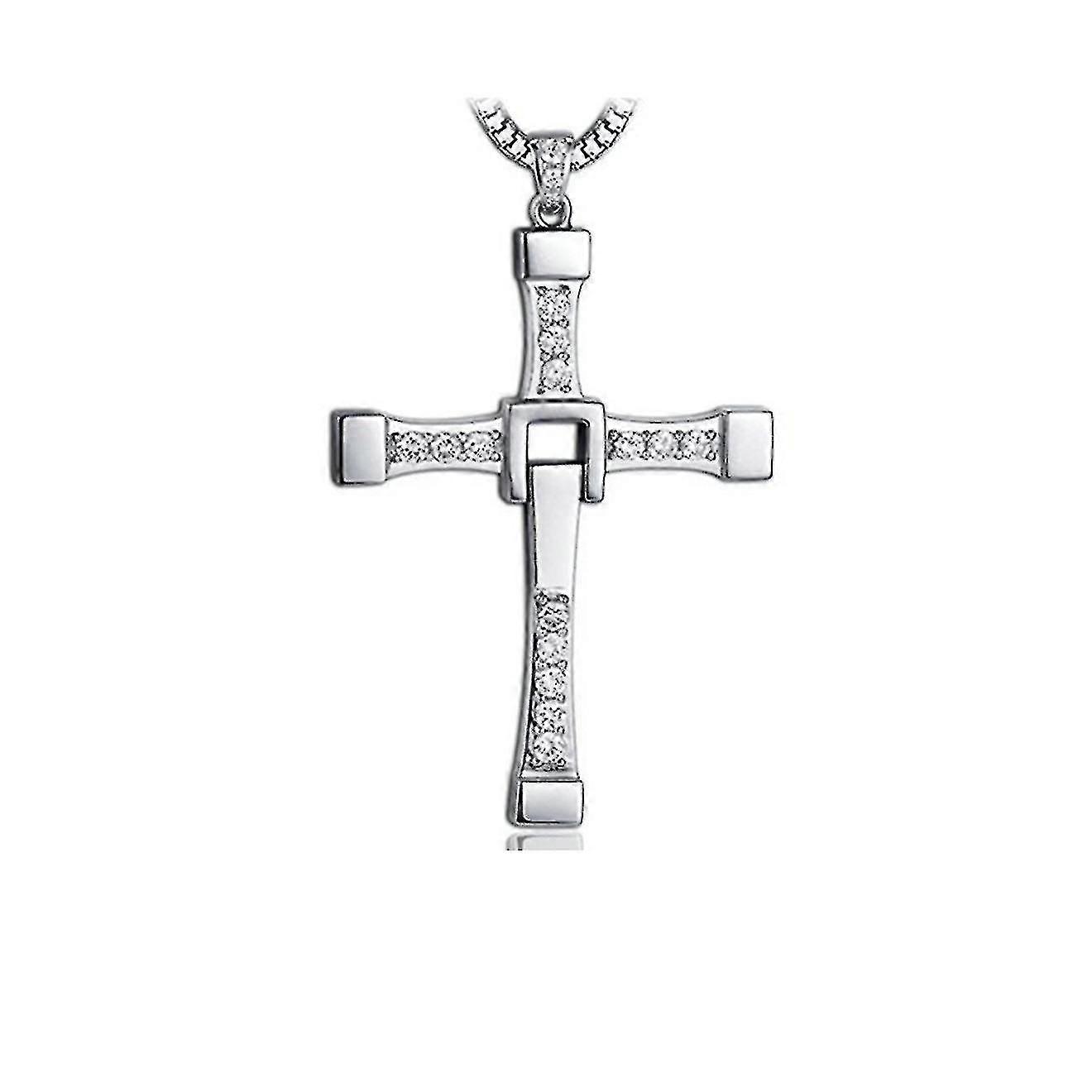 The Fast And The Furious Dominic Torettos Cross Pendant Chain Necklace
