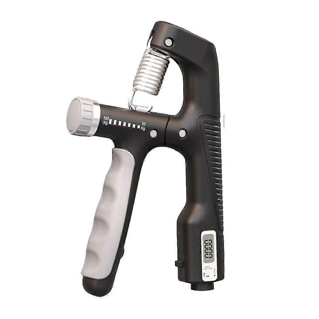 10-100 ק"ג מתכוונן אלקטרוני אחיזת יד כוח תרגיל אחיזה כבדה כושר אימון שרירים יד