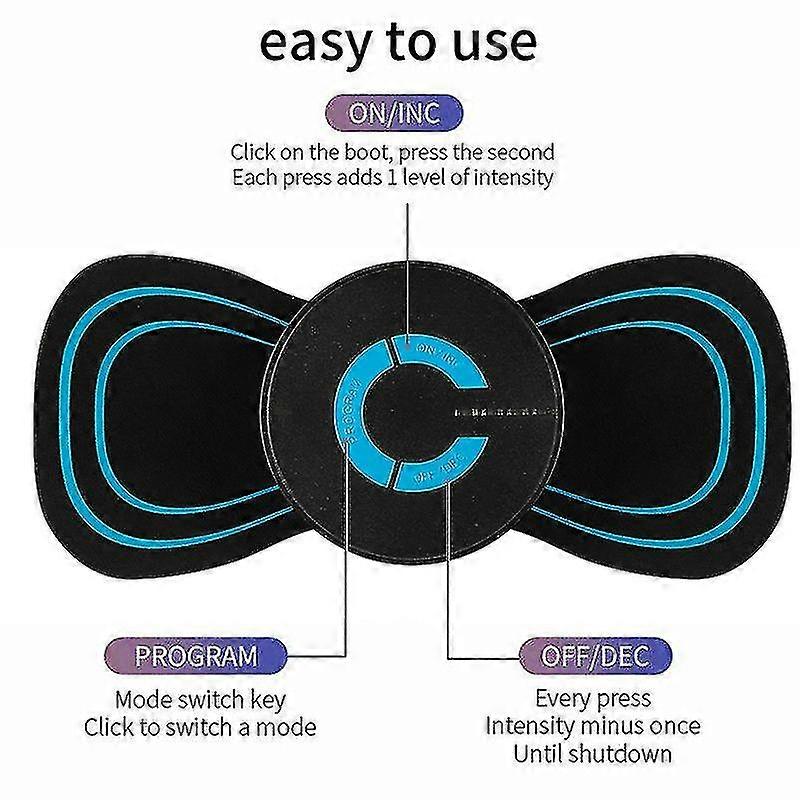 Massager Mini Cervical Massager 6 Modes Adjustable For Pain Relief