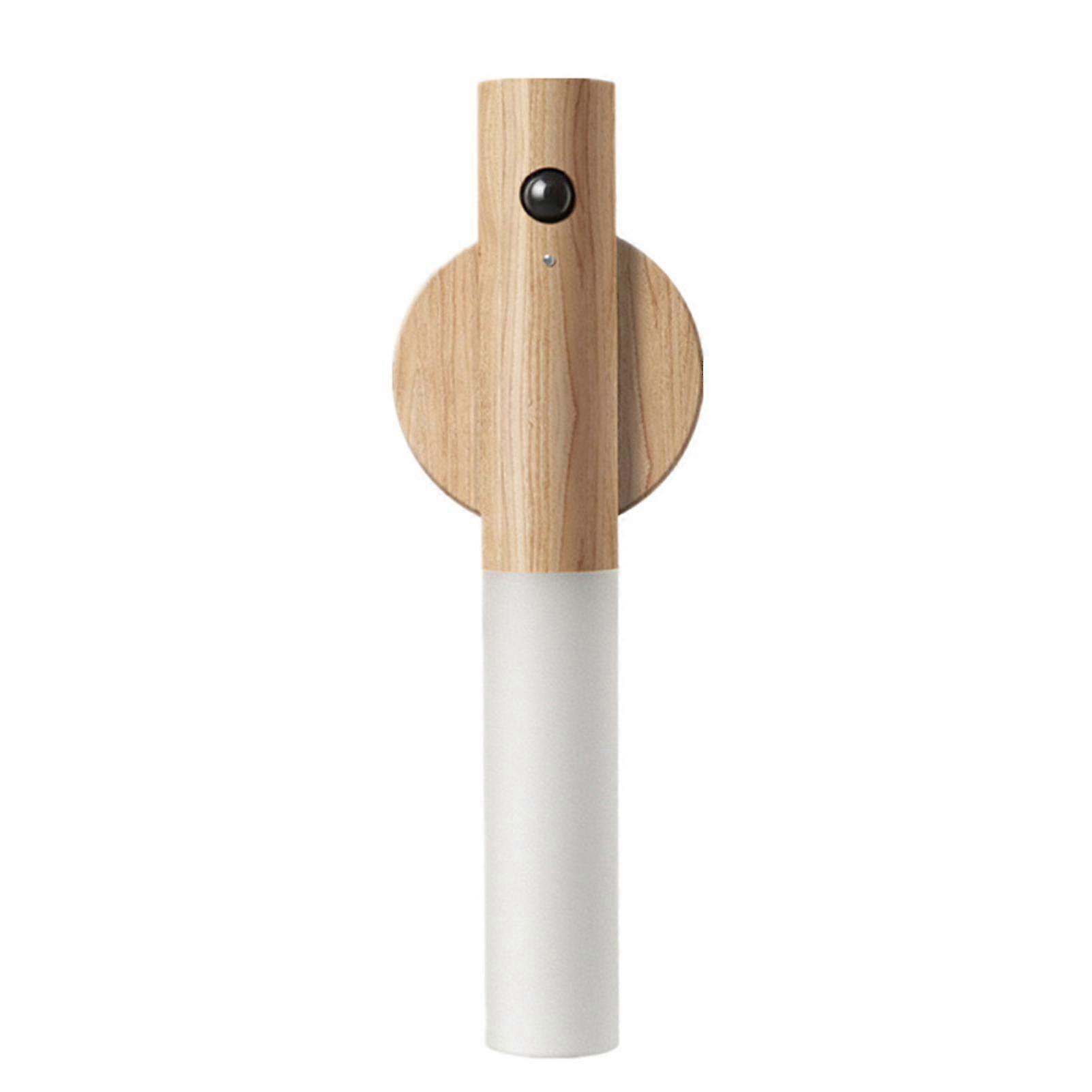 Locker Light Magnetic Photosensitive + Infrared Sensor Wooden Lamp Led Usb Rechargeable For Cabinet Closet Wardrobe