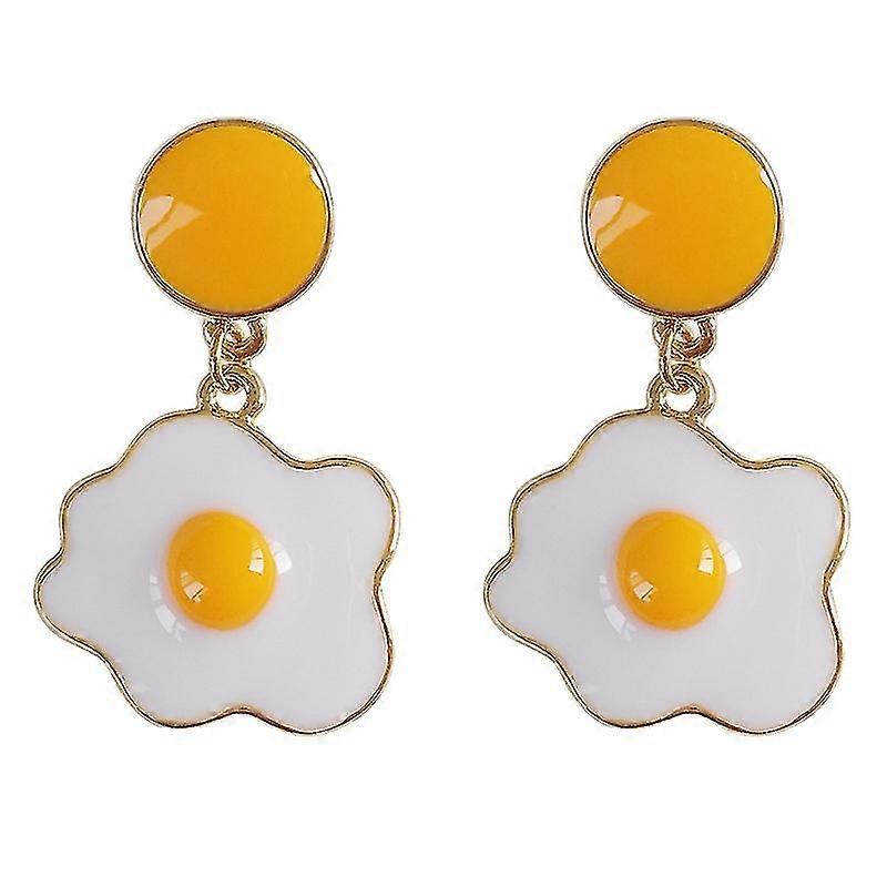 1pair Woman Egg Earring