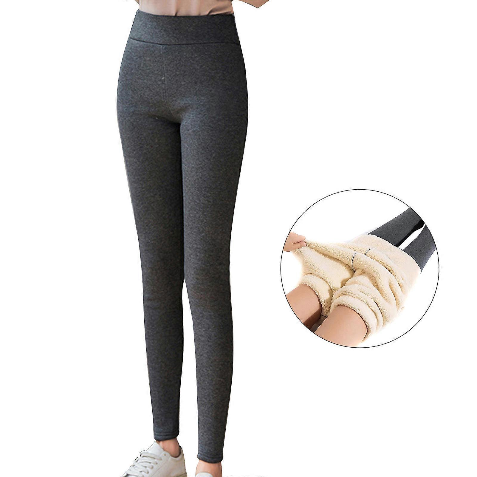 Women's Winter Warm Fleece Lined Leggings - Thick Tights Thermal Pants Thermal Leggings Layer Bottom Underwear Warm