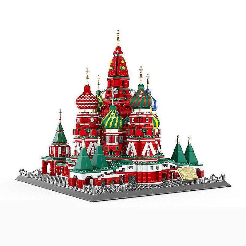 World Architecture Skyline / The Saint Basil's Cathedral Of Moscow / 3213pcs Box Set Construction Model
